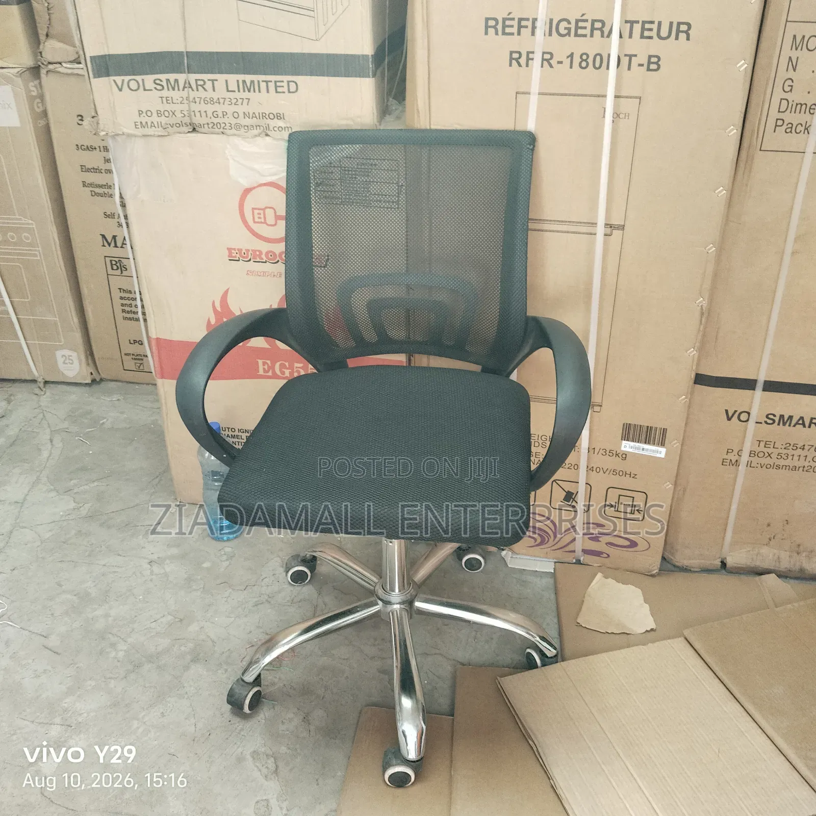 With No Headrest Office Chair