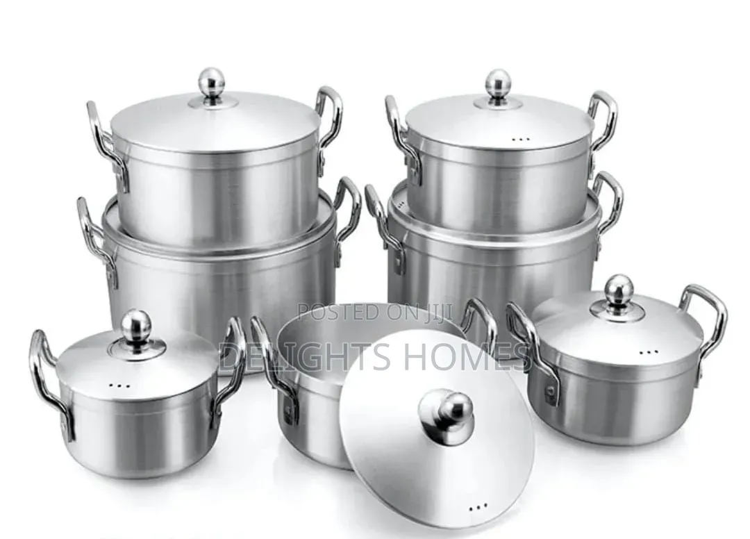 Greatstar 14-Piece Stainless Steel Cookware Set-Dav