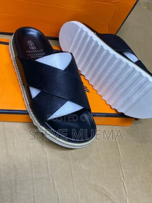 Brunello Cross Strap Sandals