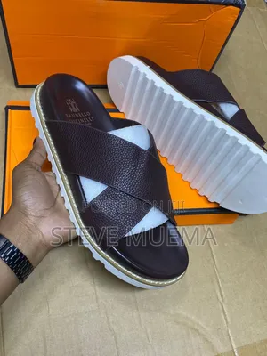Brunello Cross Strap Sandals