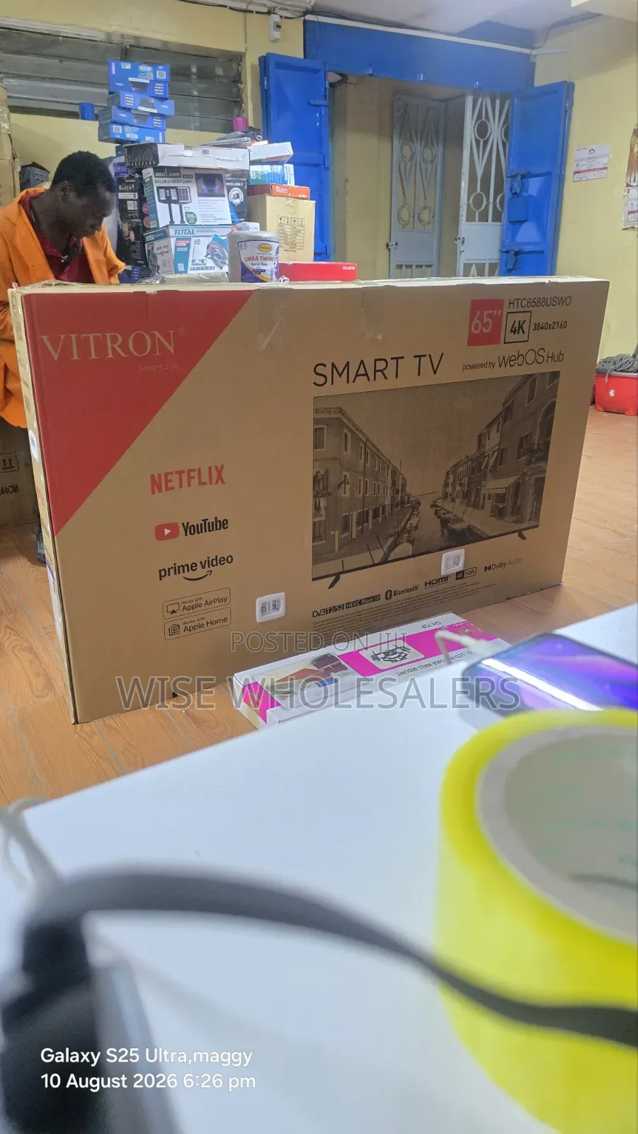65” Vitron Smart TV – WebOS | Bluetooth | HDMI