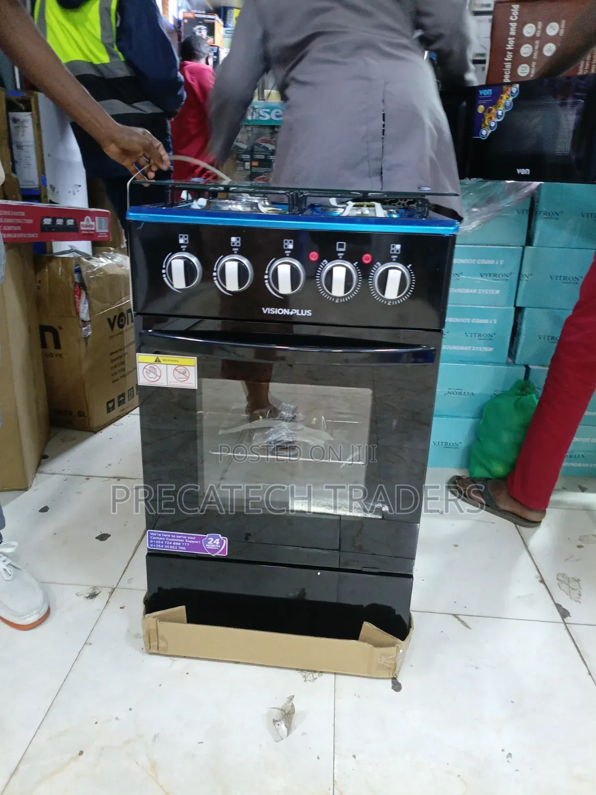Vision Plus 50x55 Freestanding Cooker – 3+1