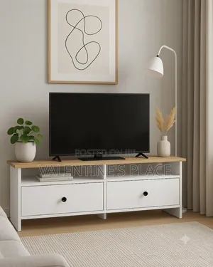 Modern 120cm Wooden TV Stand / Media Console With Storage