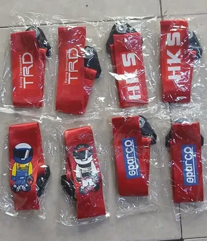 Universal Decorative Car Bumper Hanging Tow Straps Wit Motorsport Logo
