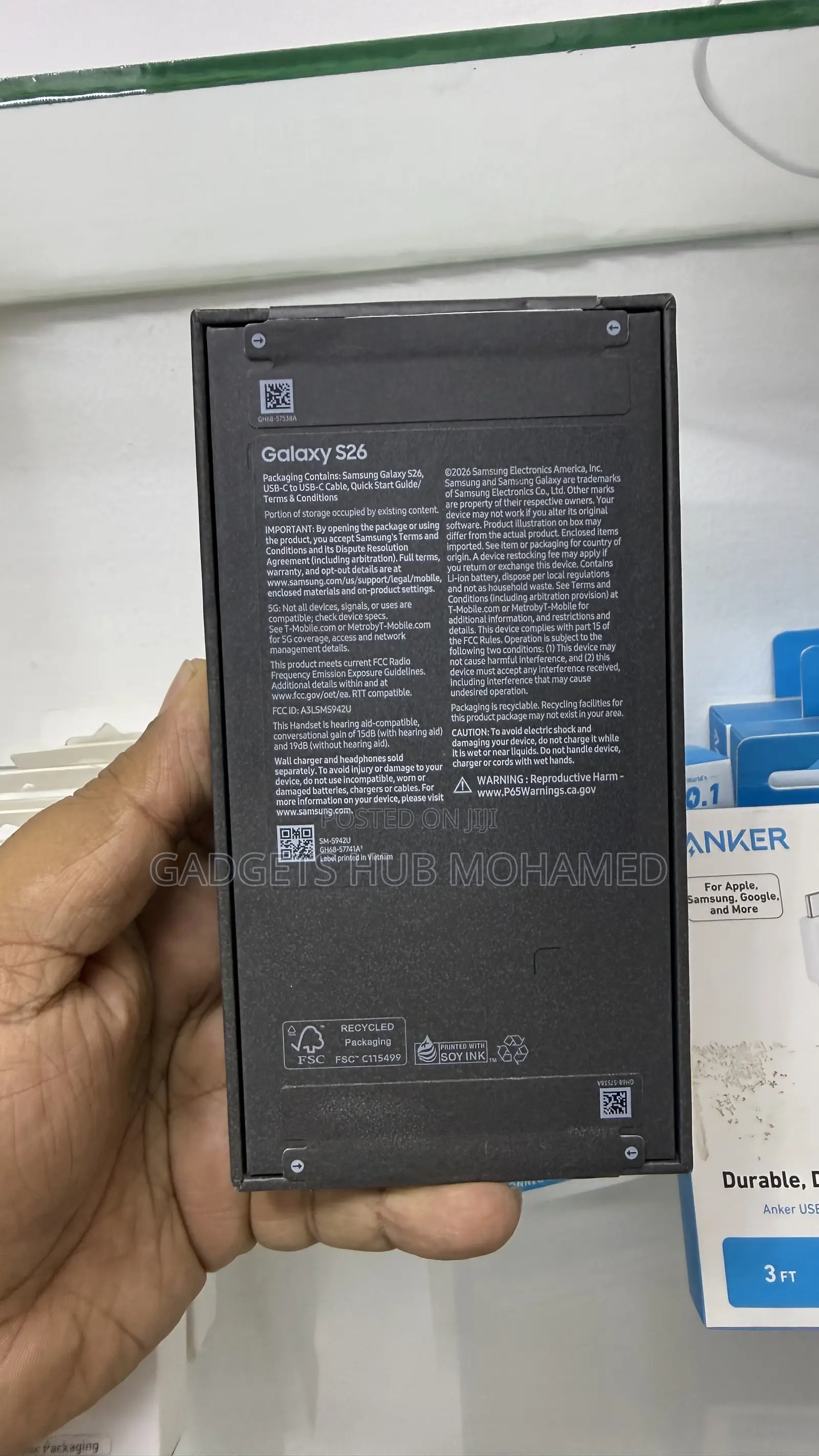 New Samsung Galaxy s26 512 GB Blue