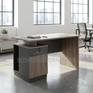 Office Desk: 1.2m With PC Drawer