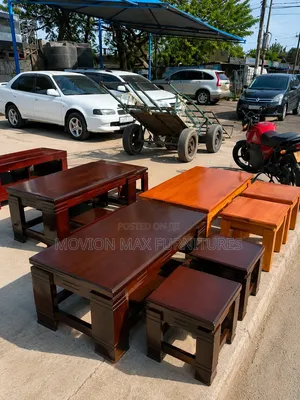 Nesting Mahogany Table