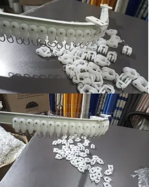 Bendable Aluminium Curtain Rails in Bi-Wheel Runners
