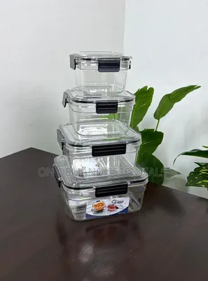 4pc Acrylic Food Storage Containers