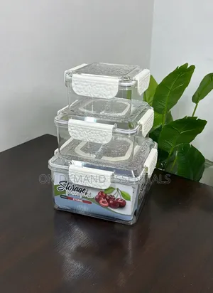 The 3PC Diamond Set Storage Containers