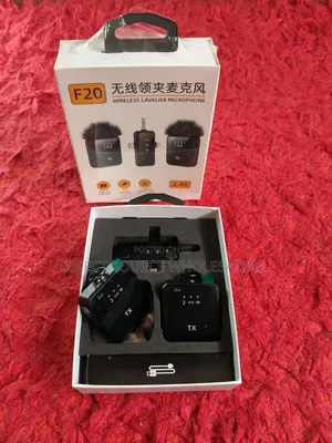 F20 Rechargeable Wireless Lavalier Microphone