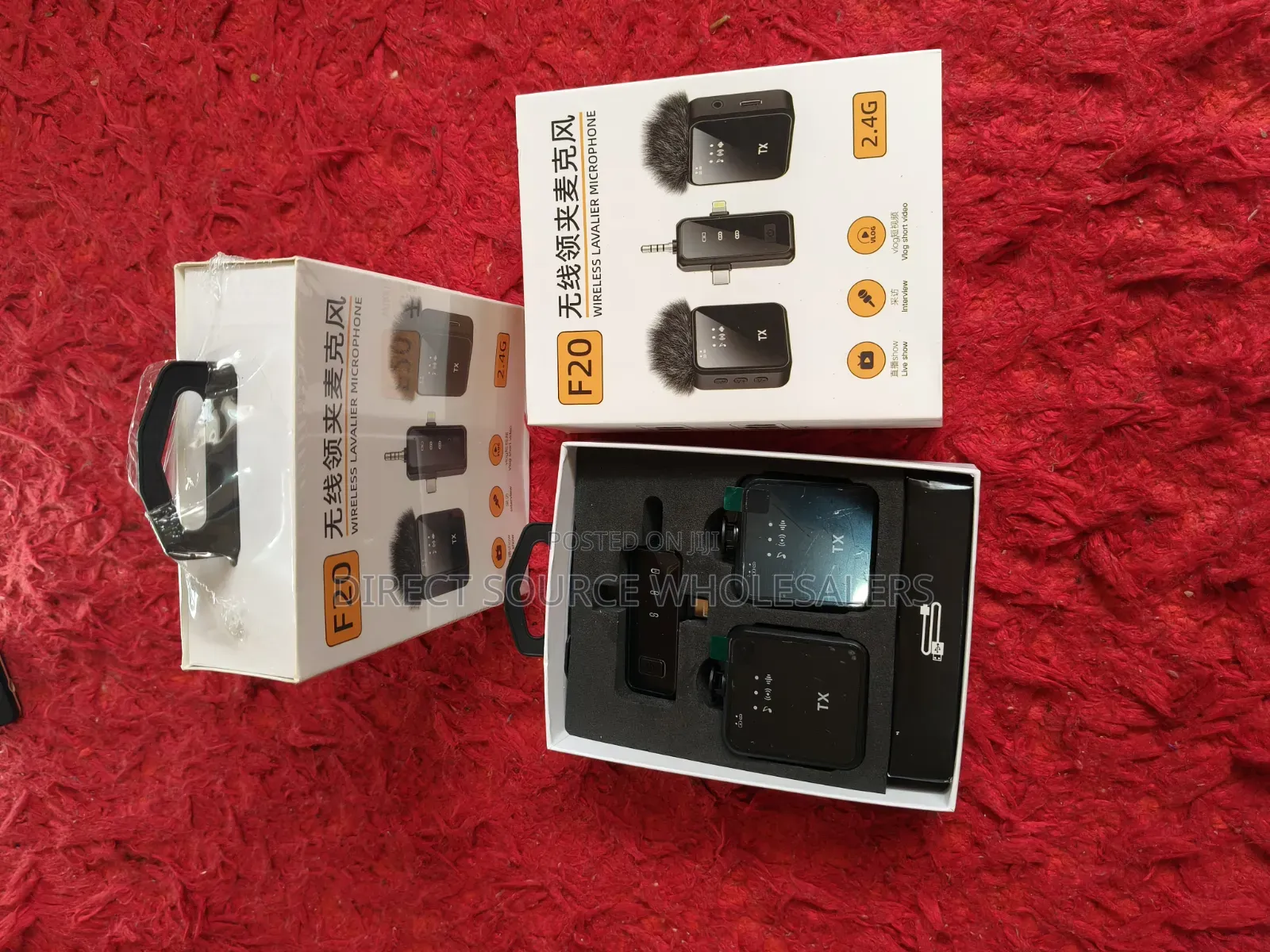 Portable Wireless Recording Mic 3in1 Wireless Mic