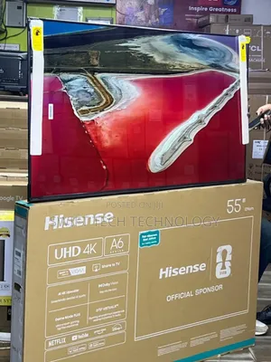 Hisense 55" Inch 55a6 Ultra Hd TV Frameless Smart TV-Vidaa Smart