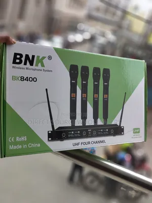 BNK BK8400 Wireless Microphone 4pcs – Sound System Upgrade