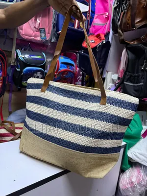 'Summer Vibes' Large Capacity Women Beach/ Market Bag