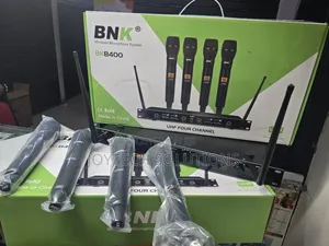 BNK BK8400 4 Channel UHF Wireless Microphones – Premium