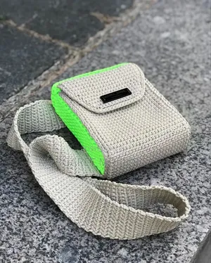 Durable Crochet Crossbody Bag