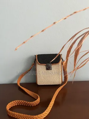 Durable Crochet Crossbody Bag
