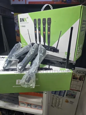 BNK BK8400 UHF 4 Channel Mic System | Powerful Sound