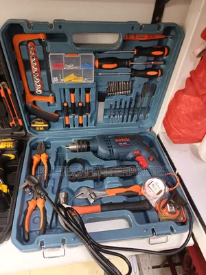 Bosch Drill Set/ Corded Drill With Accessories
