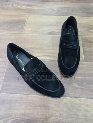 Black Billionaire Mens Suede Official Loafers