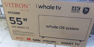 Vitron 55inches TV Whale OS System Smart TV HTC55W UHD 