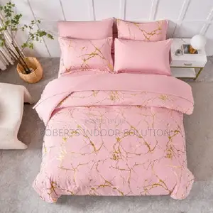 Opulent Marble Duvet Cover Set