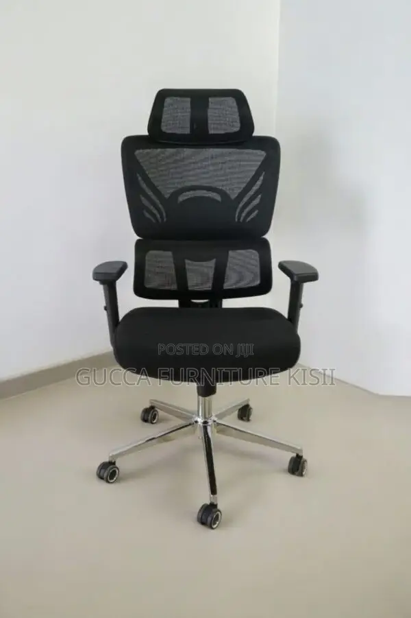 Office Desk; High Back Orthopedic Chair