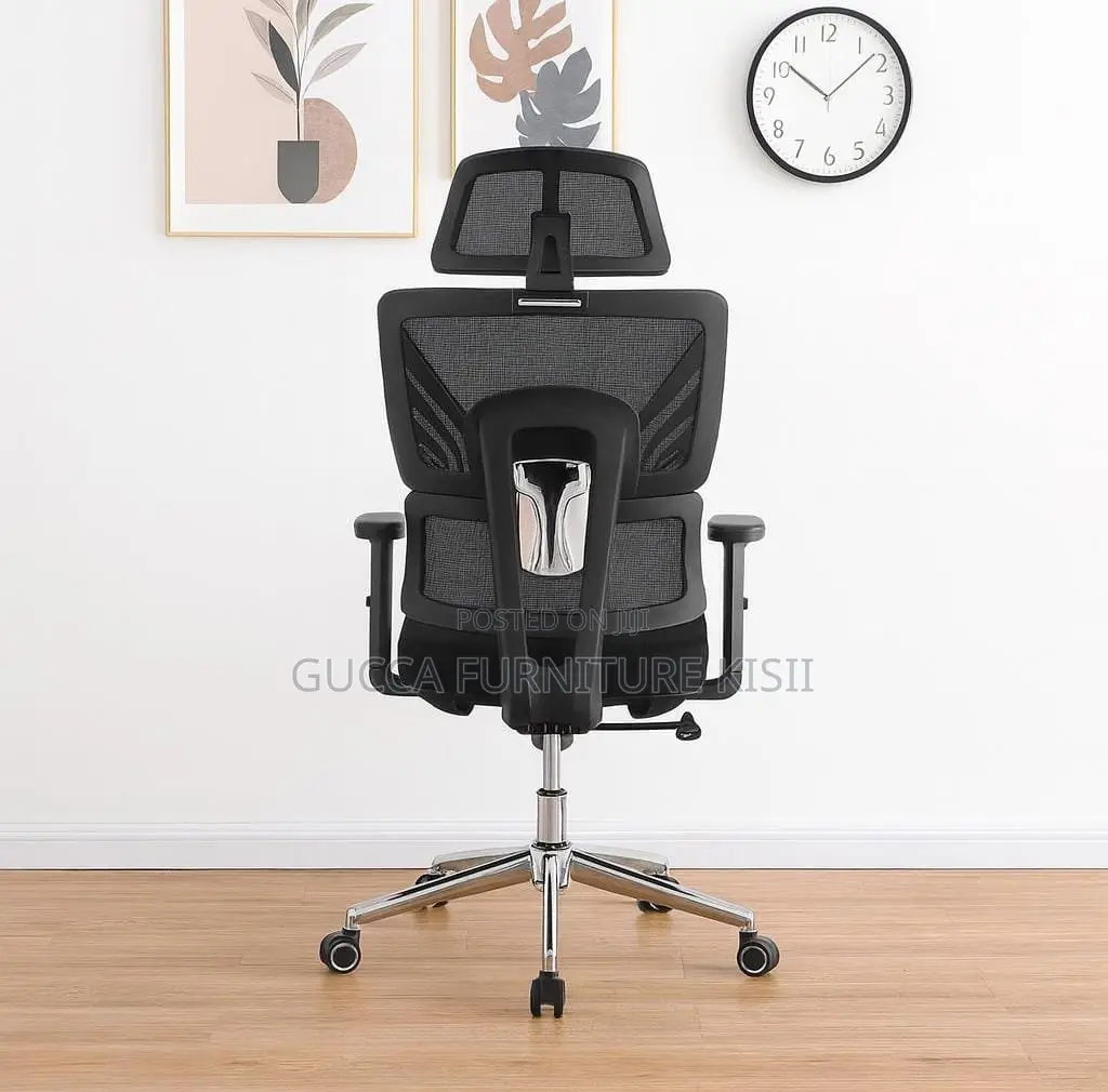 Office Desk; High Back Orthopedic Chair