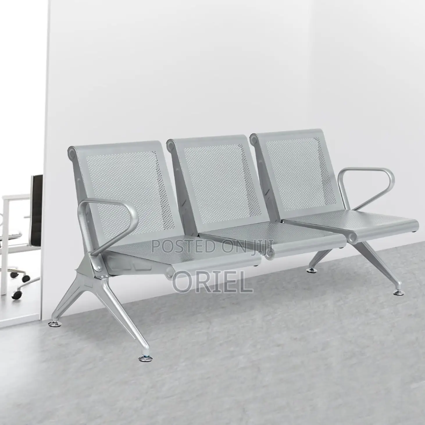 Office Bench : 3-Seater Visitor Bench ( Not Padded )