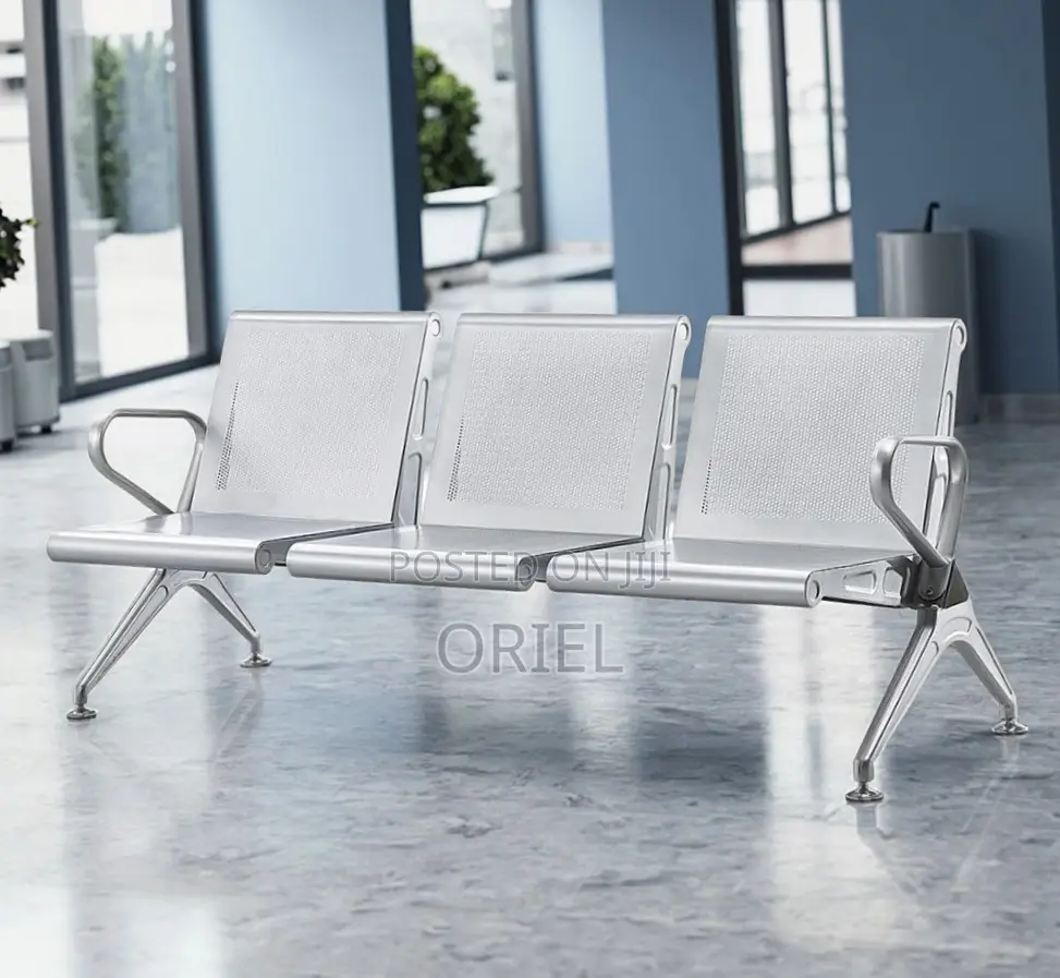 Office Bench : 3-Seater Visitor Bench ( Not Padded )