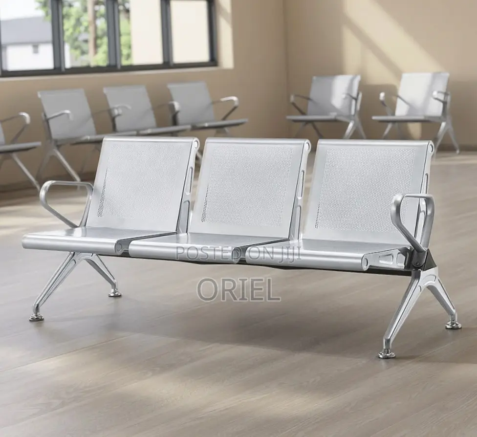 Office Bench : 3-Seater Visitor Bench ( Not Padded )