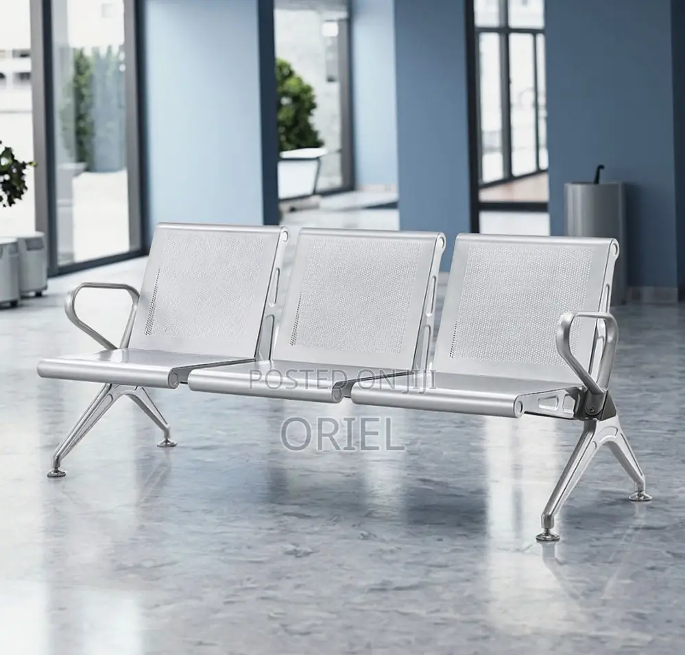 Office Bench : 3-Seater Visitor Bench ( Not Padded )