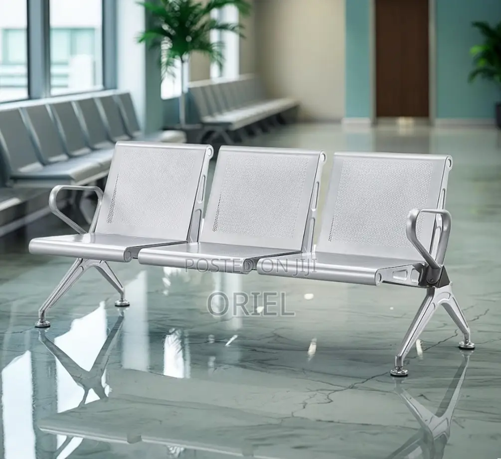 Office Bench : 3-Seater Visitor Bench ( Not Padded )