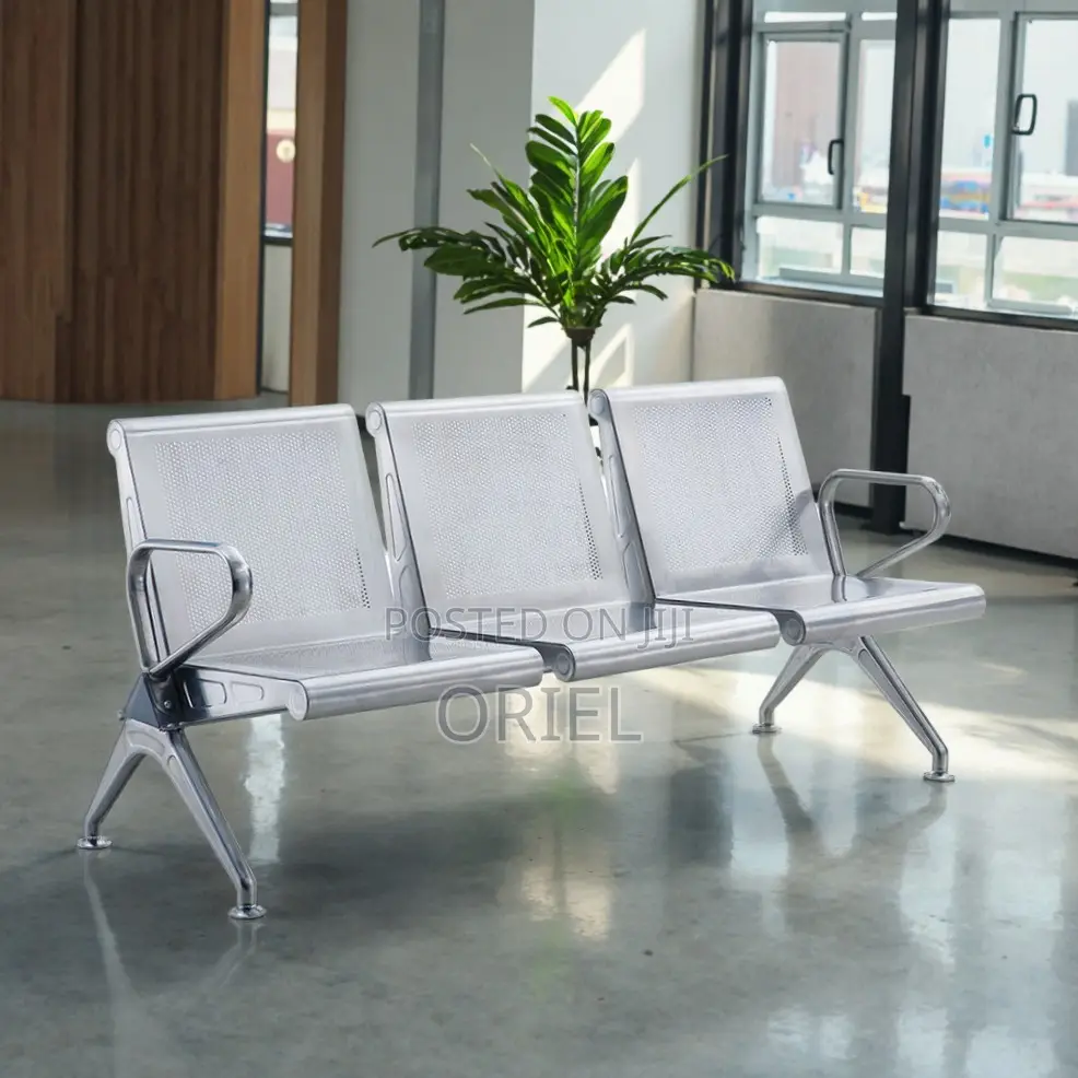 Office Bench : 3-Seater Visitor Bench ( Not Padded )