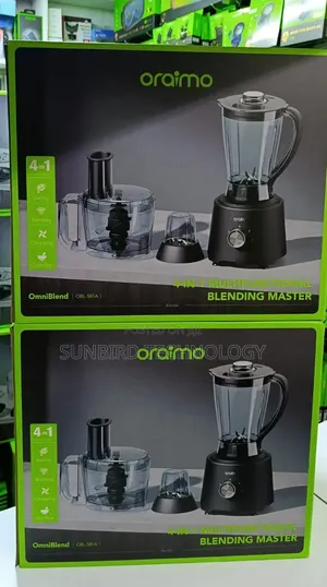 Oraimo Chopping/Blending/Juicing Obl-581a 4 in 1 Multifunction Blender