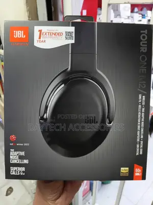 JBL Tour One M2 Wireless ANC Headphones - Black