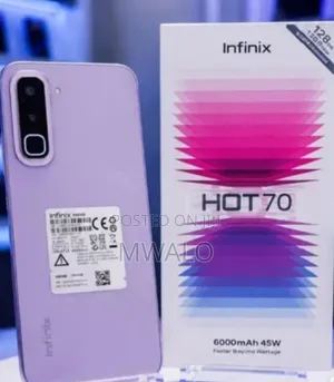 New Infinix Hot 70 128 GB Purple