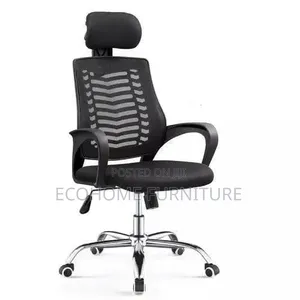 Office Chair Ergonomic Mesh Chair With Headrest Adjustable Height