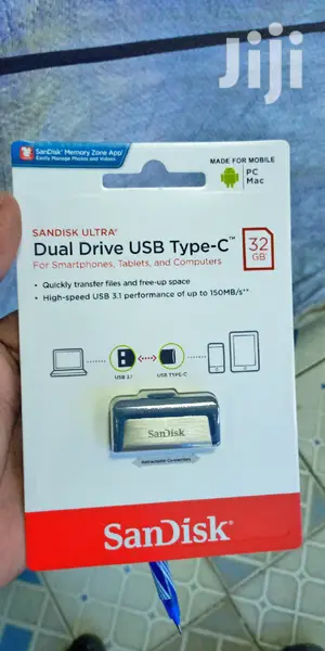32gb OTG Dual Drive Type C Sandisk.