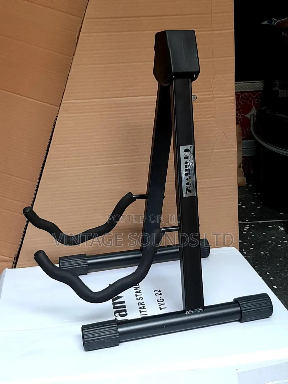 Adjustable Guitar Stand ( Black )