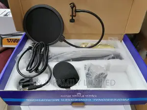 BM 800 Condensor Mic ,Wall Stand,Pop Filter & Sponge