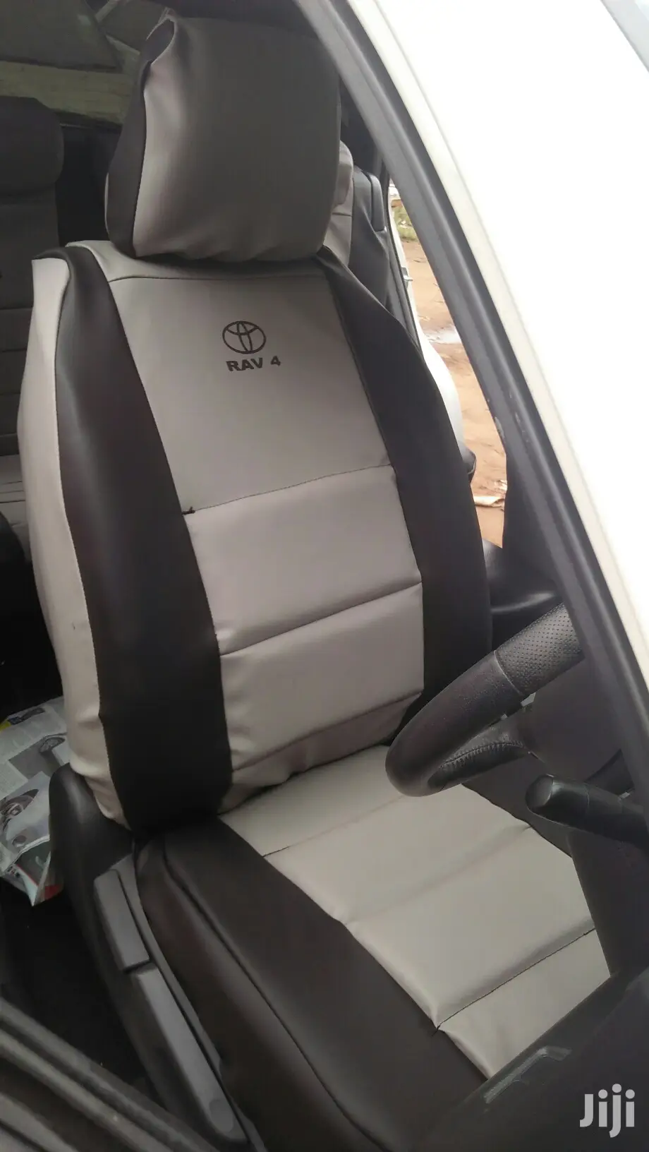 Black Grey Seat Covers