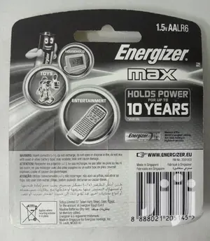 Energizer AA 6pack Batteries
