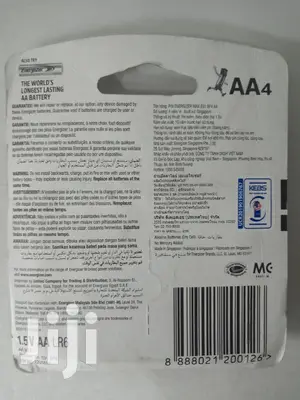 Energizer AA 4pack Battery