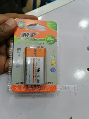 MP 9V Rechargeable Battery