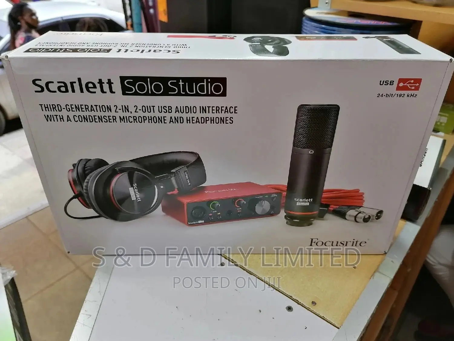 Focusrite Scarlett 3rd Generation Solo Studio