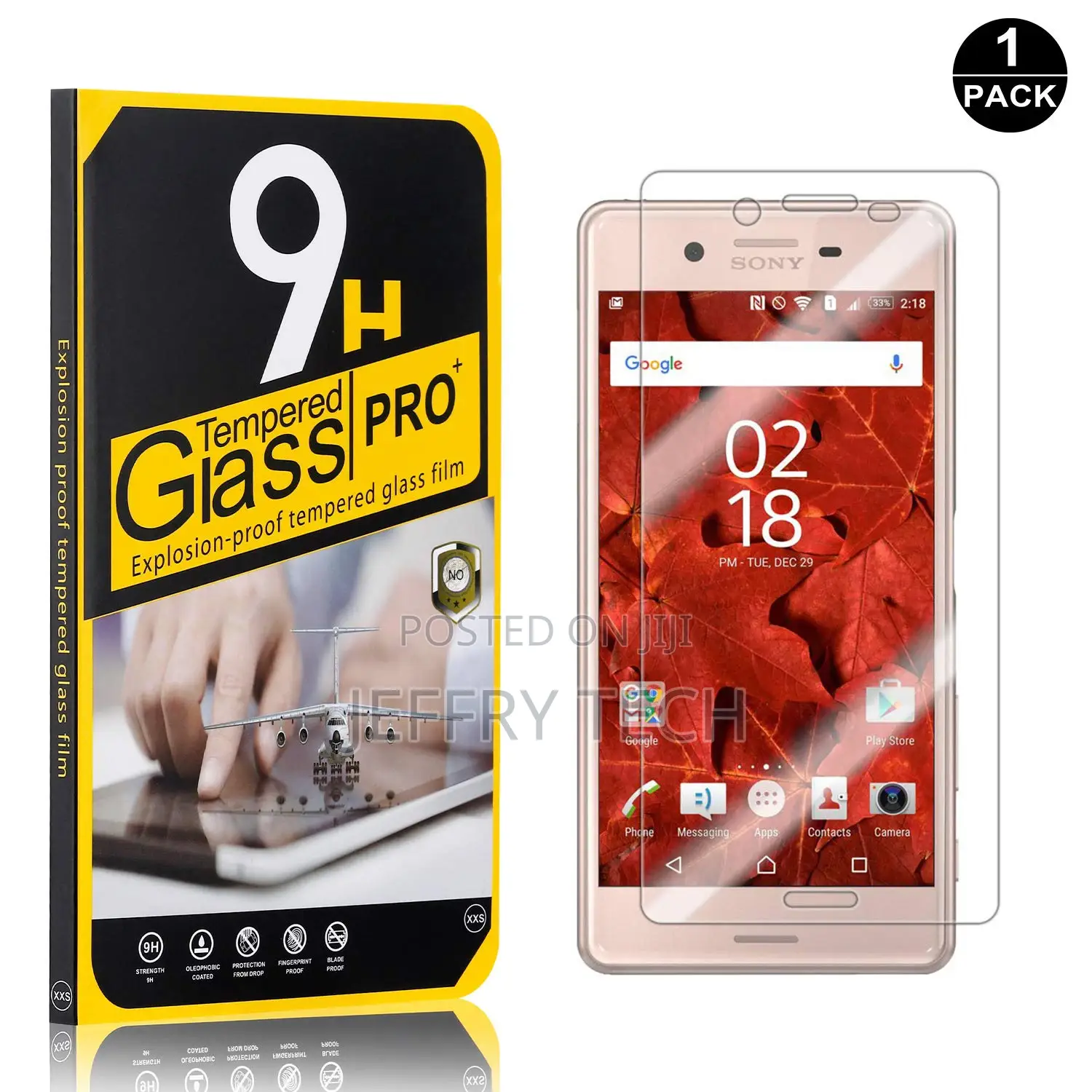 Sony Xperia X Performance Tempered Glass Screen Protector
