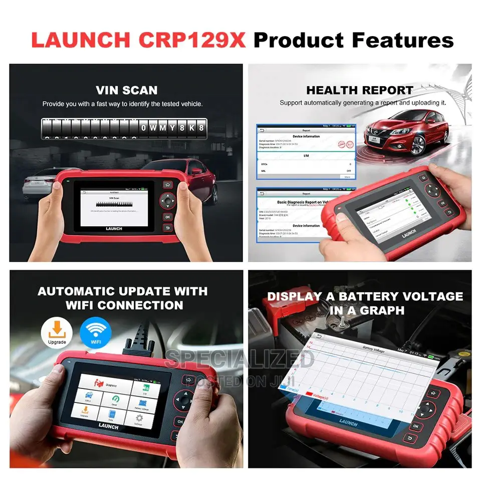 Launch X431 Creader 129X Android Touchscreen