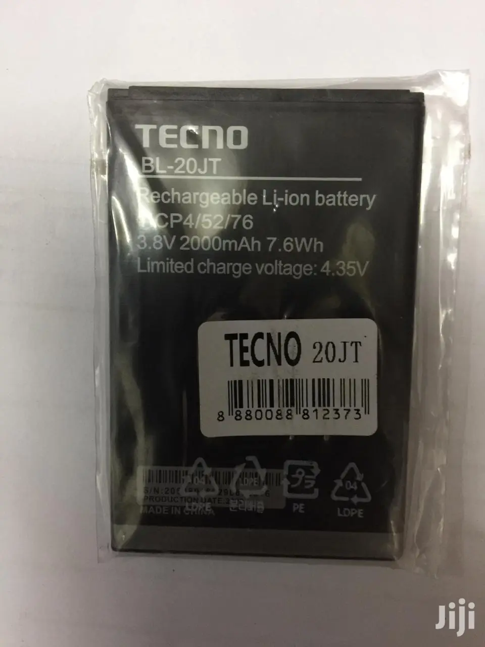 Tecno Battery 20jt